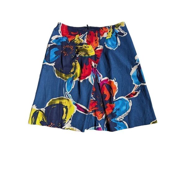 Trina Turk floral multi color skirt size 0 - Picture 1 of 7